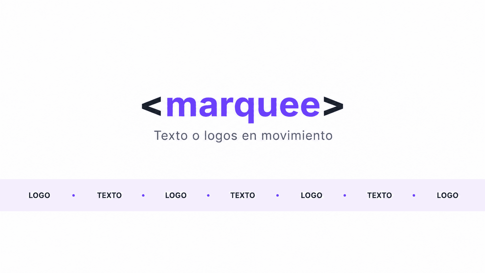 Cómo crear un efecto marquee en elementor