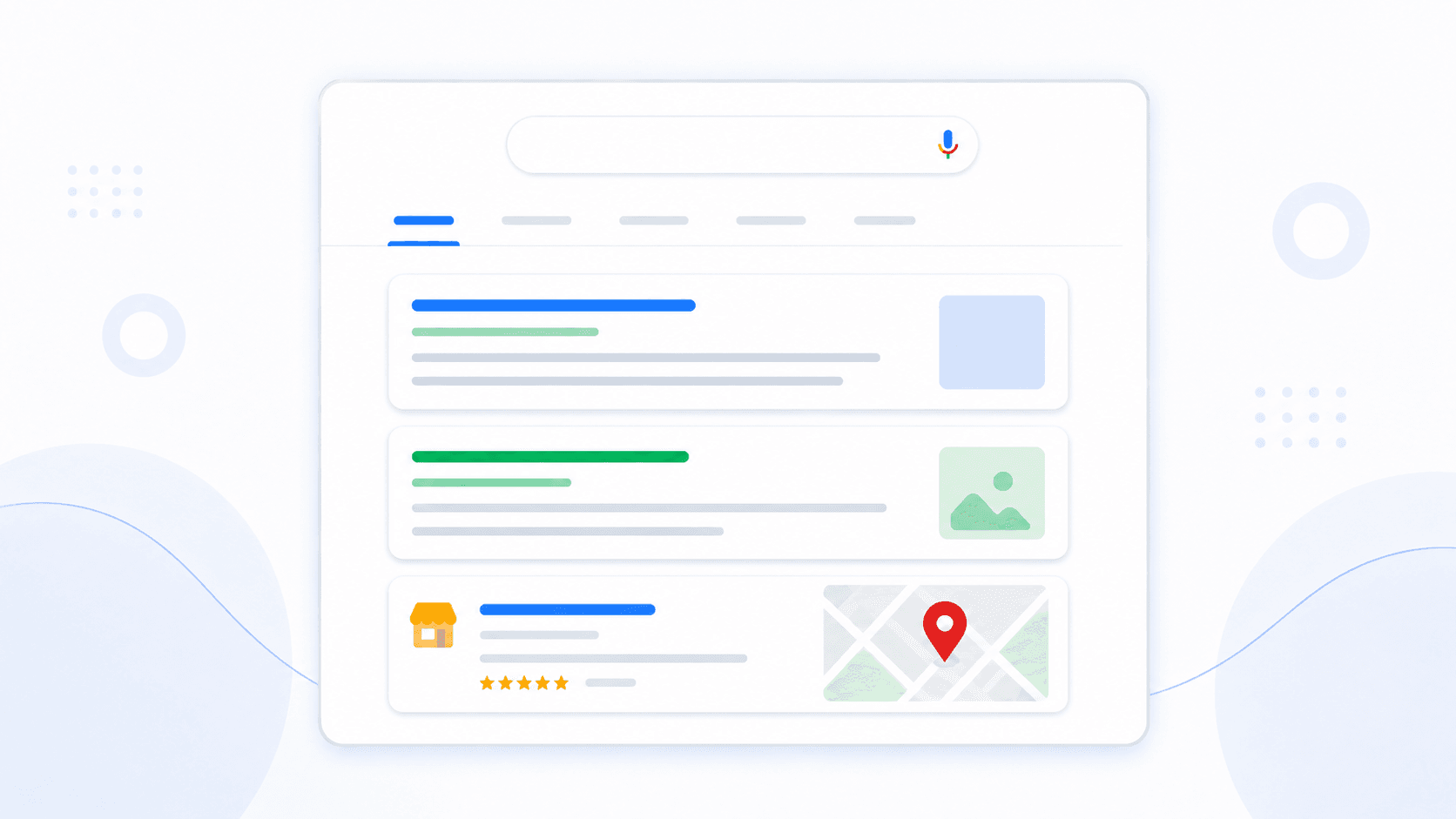 pantalla de resultado de busqueda de google