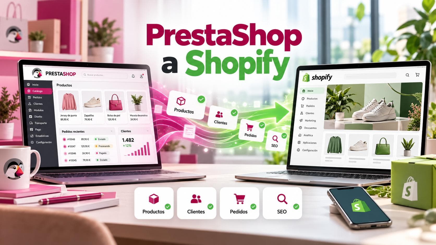 Migrar de PrestaShop a Shopify: guía paso a paso